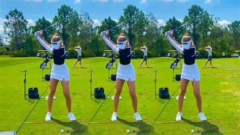 NELLY KORDA GOLF SWING - SLOW MOTION - YouTube