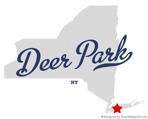 Map of Deer Park, NY, New York