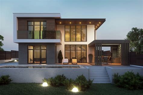 Modern Flat Roof Home Designs - Modern Design | Gambrick