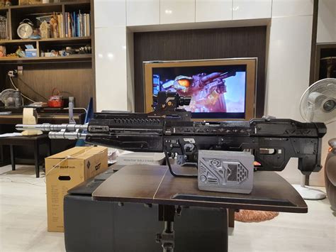 Halo Reach DMR Cosplay Prop 3D Printed, Hobbies & Toys, Toys & Games on ...