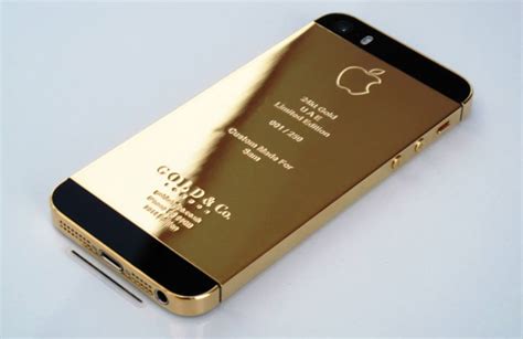 iPhone 5S Plated in Gold or Platinum - Technabob