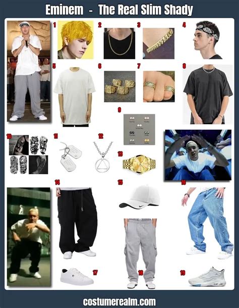 Eminem The Real Slim Shady - Costume Realm