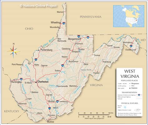 Large Map Of Wv - Alanna Leontyne