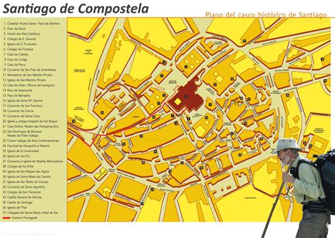 Santiago de Compostela Maps | Spain | Maps of Santiago de Compostela