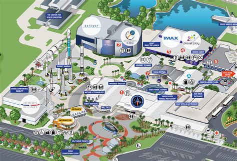 Explore Kennedy Space Center with ease using this map