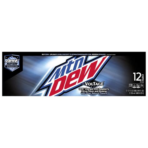 Mountain Dew Voltage Nutrition Facts | Blog Dandk