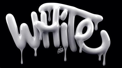 typography, 4K, font, abstract, white, shape, 3D HD Wallpaper