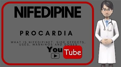 💊What is nifedipine?. Side effects, uses, mechanism of action, doses of ...