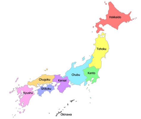 List of the Regions and Prefectures of Japan | Kyuhoshi