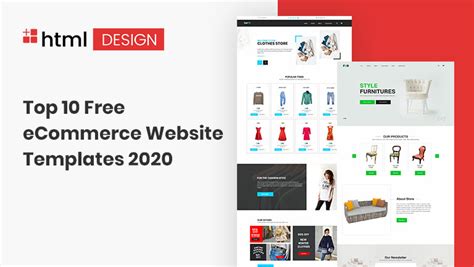 Top 10 Free eCommerce Website Templates 2020