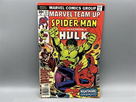 Marvel Team Up Spiderman And Hulk #53 Marvel Comics