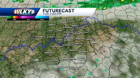 Temperatures in Louisville area warming through the week, rain chances