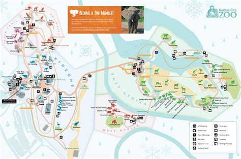 Kansas City Zoo map