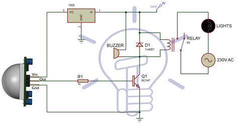 Circuit Diagrams With Motion Sensor Motion Sensor Circuit Di