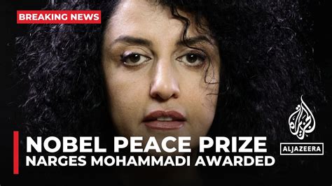 Iran’s Narges Mohammadi wins the Nobel Peace Prize - YouTube