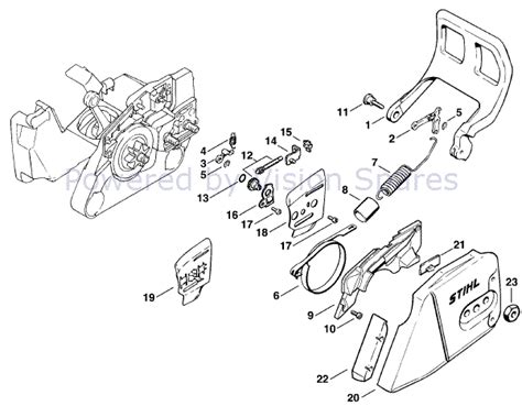 MS 260 C 260C Stihl Chainsaw Illustrated Parts List Diagram Manual IPL ...