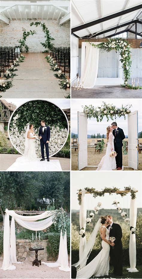 Trending-Organic Inspired White and Greenery Wedding Ideas ...