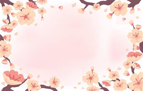 Beautiful Floral Peach Blossom Background 15564460 Vector Art at Vecteezy