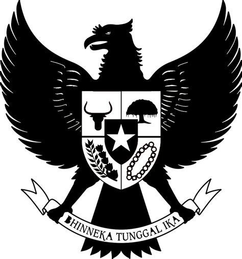 Pancasila Png Vector Garuda Pancasila Frame Border Design With - Riset