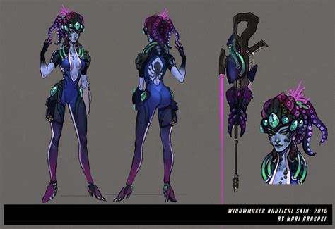 ArtStation - Widowmaker Nautical Skin, Mari Arakaki | Overwatch hero ...