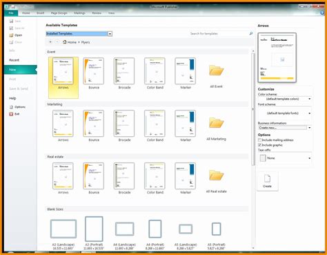 Free Microsoft Publisher Templates Of Publisher 2016 Gratis Downloaden ...