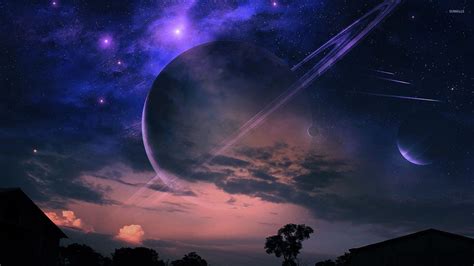 Planets In The Night Sky Wallpaper - Night Sky With Planets (#34990 ...