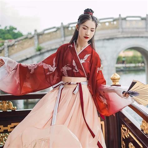 Chinese Hanfu China Traditional Dress Costume on Carousell