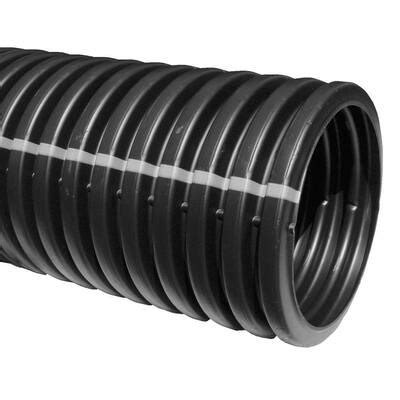 12 in. x 20 ft. Polyethylene Corrugated Drainage Solid Pipe