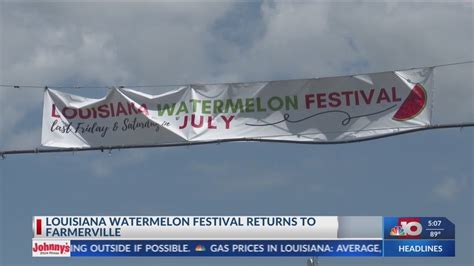 Louisiana Watermelon Festival in Farmerville - YouTube