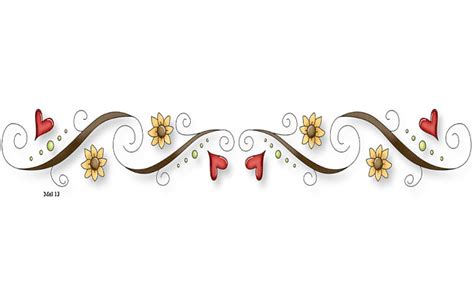 Fall Leaves Divider Clip Art