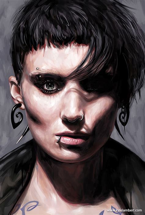 Kyle Lambert - Lisbeth Salander - Digital Portrait