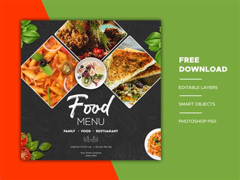 Food Banner Design- Free Download (1) | Images :: Behance