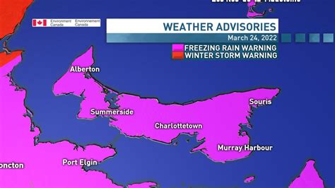 P.E.I. could see 8 hours of freezing rain, warns Environment Canada ...