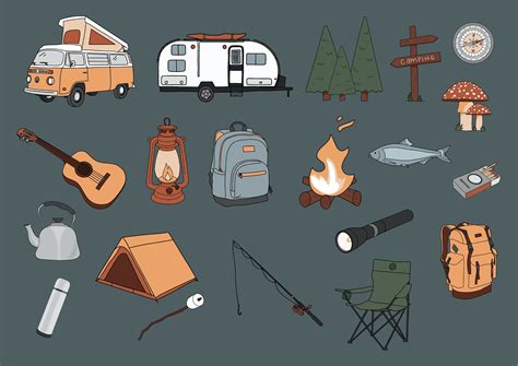 Camping Clip Art, Camping SVG, Camping Life Svg, Summer Outdoors Svg ...