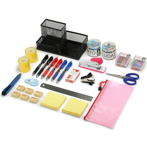 Buy 39-Piece Office Supplies Set, Office Stationery Set，Desk Accessory ...