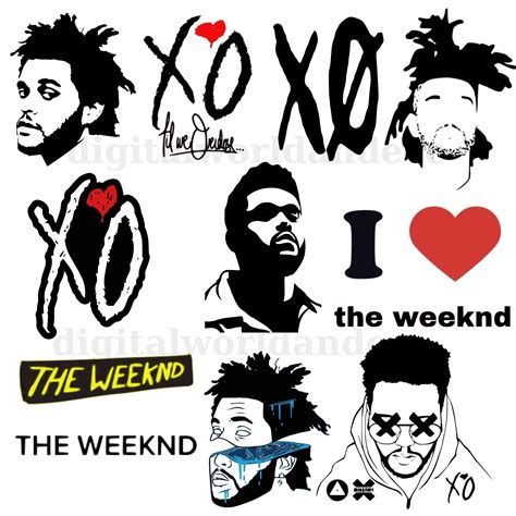 The Weeknd Svg Bundle Clipart XO Xoxo Hip Hop Rap - Etsy UK