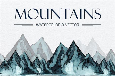 Watercolor Mountains | Watercolor mountains, How to draw hands ...