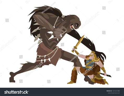 19 Beowulf & Grendel Images, Stock Photos & Vectors | Shutterstock