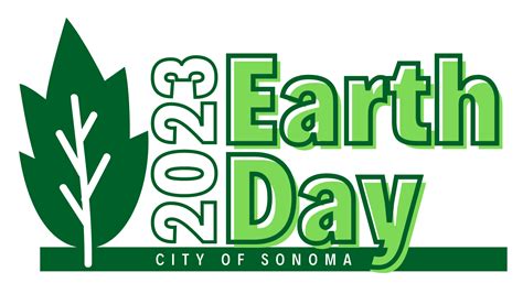 Earth Day 2023 Logo - City of Sonoma