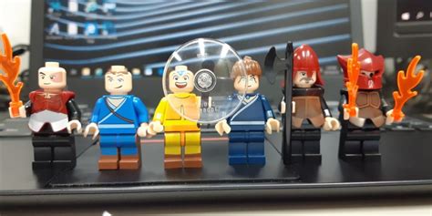 LEGO 3828/3829 AVATAR - Aang, Sokka, Firebender, Fire Nation Soldier ...