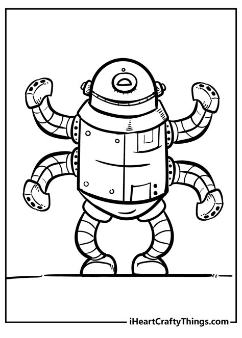 Robot Images Coloring Pages