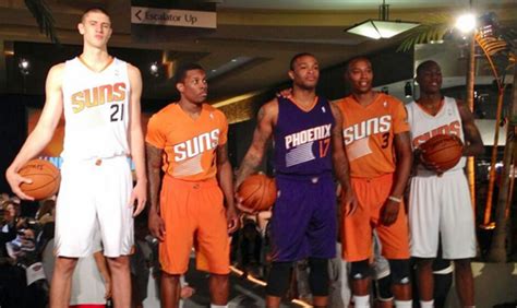 Phoenix Suns unveil new jerseys, sleeved orange alternates for 2013-14 ...