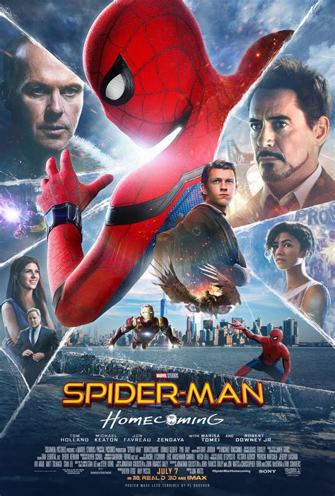 Improved Spider-Man Homecoming Poster by themadbutcher : r/marvelstudios