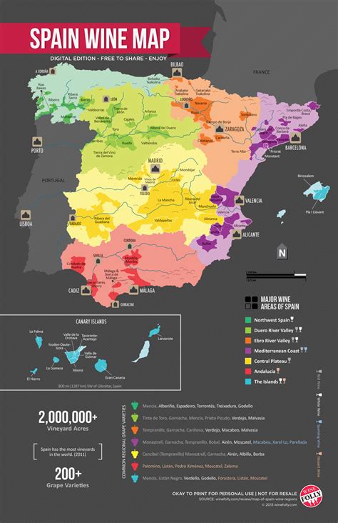 Map of Spain Wine Regions | Wine Folly