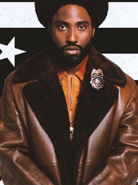 BlacKkKlansman John David Washington Brown Leather Coat - Fit Jackets