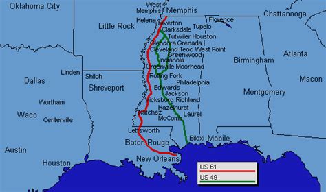 Mississippi Delta Map