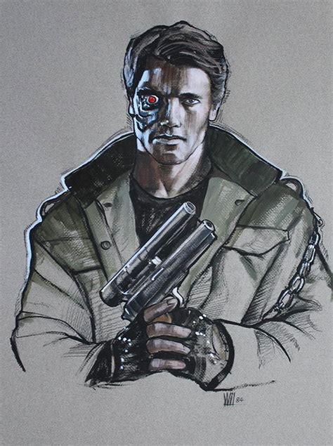 the terminator poster concept by will cormier, in marc sans's movie art ...