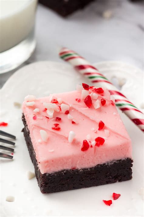 Candy Cane Brownies - Perfect Christmas Brownies - Just so Tasty