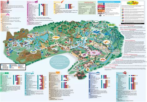 Printable Hershey Park Map