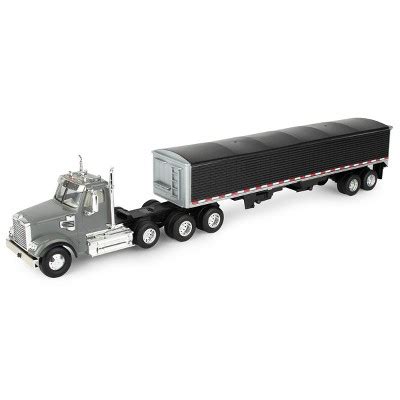 Ertl 1/32 Gray Freightliner 122sd Semi With Grain Trailer 47361 : Target